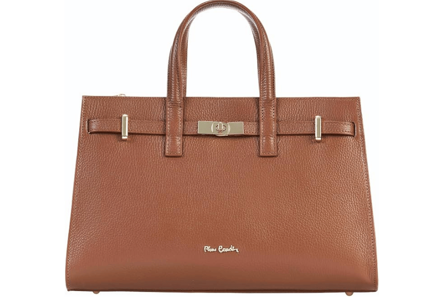 borsa pierre cardin marrone