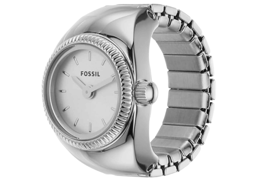 orologio ad anello argento idea regalo donna