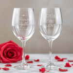 calici vino personalizzati Idee regalo anniversario per lei 