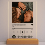 anniversario lampada led canzone idea regalo donna