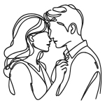 ritratto di coppia idea regalo donna anniversario 