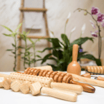 Set Rulli e accessori in legno idea regalo donna moglie romantica  benessere relax