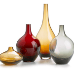 Vaso in vetro soffiato idea regalo donna moglie creativa