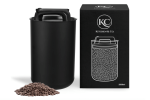 barattolo ermetico per chicchi di caffè