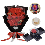 rose rosse collana